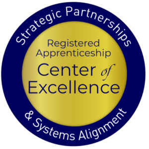 Registered Apprenticeship Center of Excellence logo